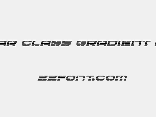 Pulsar Class Gradient Italic