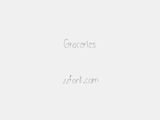 Groceries
