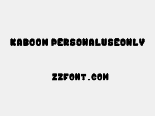 Kaboom_PersonalUseOnly