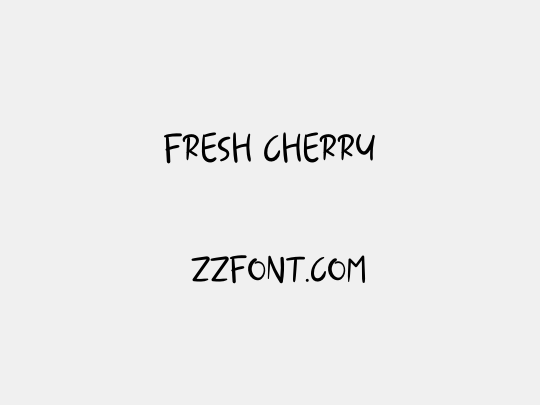 Fresh Cherry