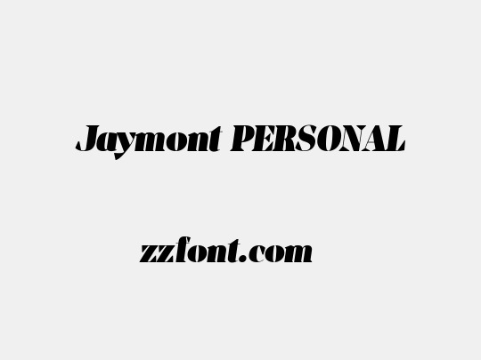 Jaymont PERSONAL