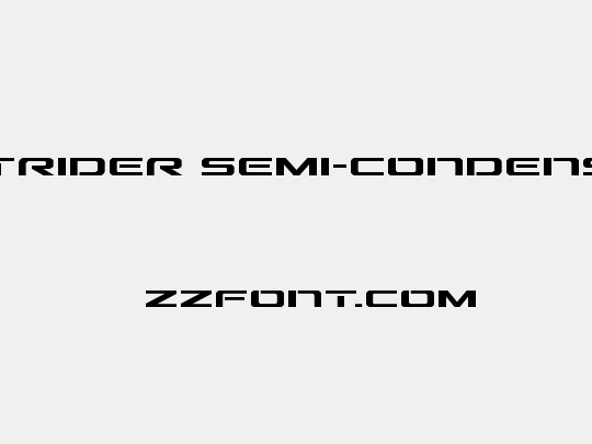 Outrider Semi-Condensed
