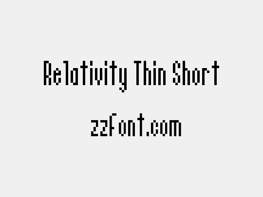 Relativity Thin Short