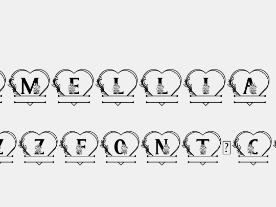 Sweety Camellia Monogram