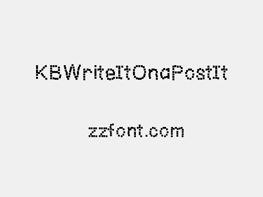 KBWriteItOnaPostIt