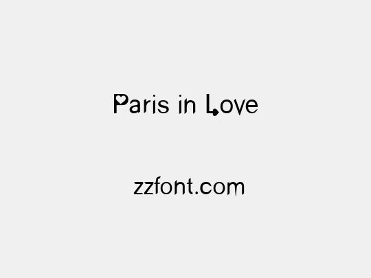 Paris in Love