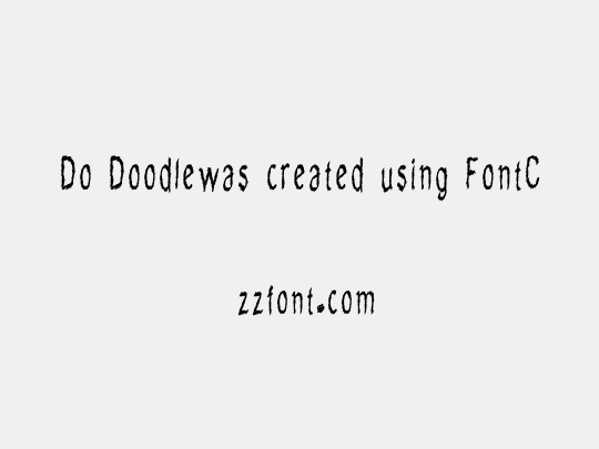 Do Doodlewas created using FontCreator 6.5 from High-Logic.comdknqx