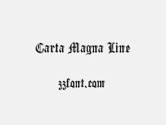 Carta Magna Line