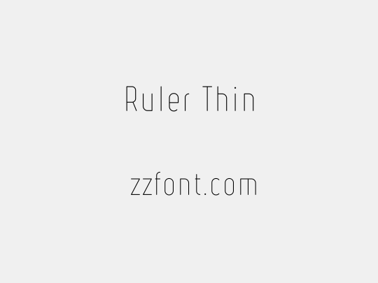 Ruler Thin