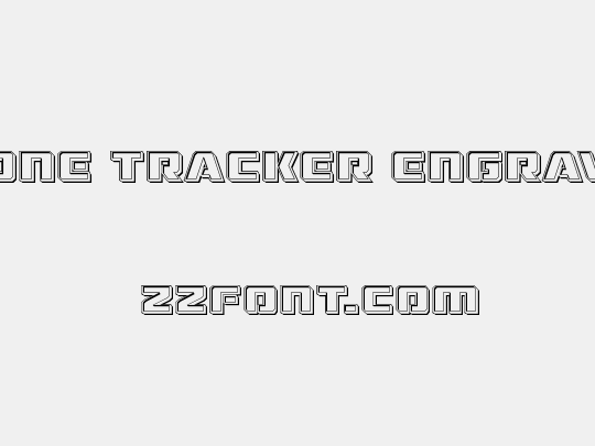 Drone Tracker Engraved