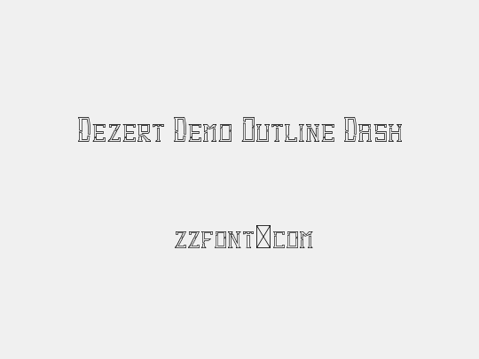 Dezert Demo Outline Dash