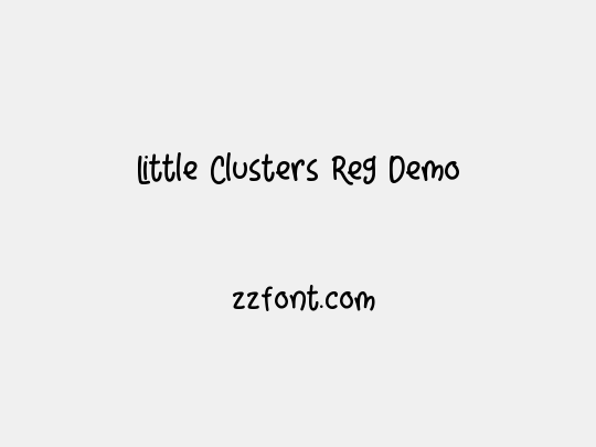 Little Clusters Reg Demo