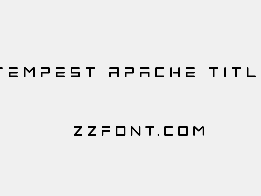 Tempest Apache Title