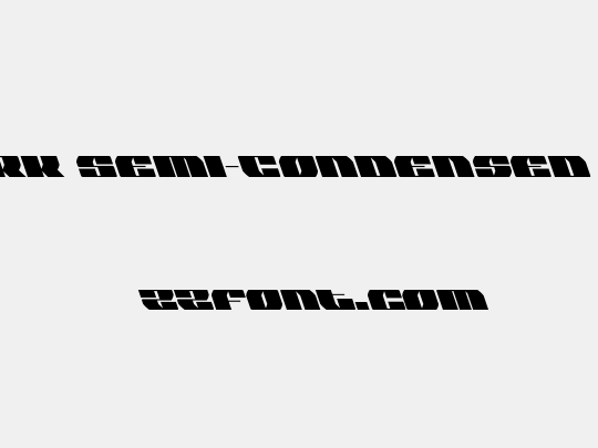 Joy Shark Semi-Condensed Leftalic