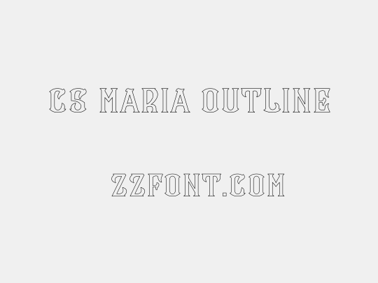 CS Maria Outline