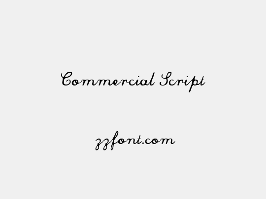 Commercial Script