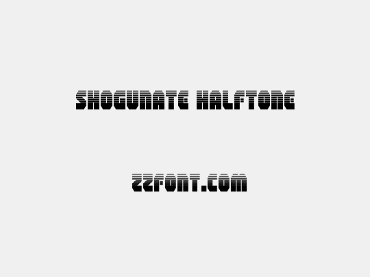 Shogunate Halftone