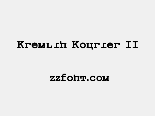 Kremlin Kourier II