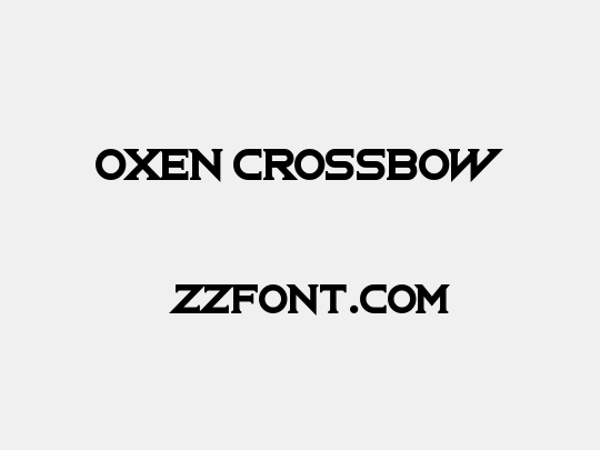Oxen Crossbow