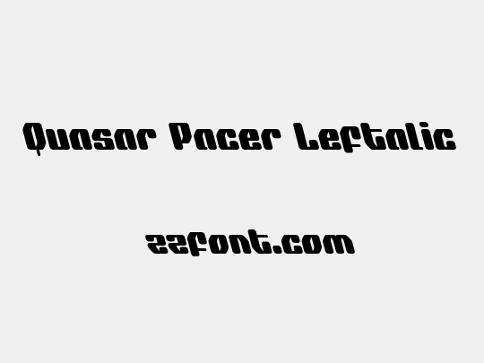 Quasar Pacer Leftalic