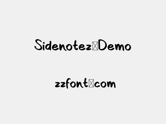 Sidenotez-Demo