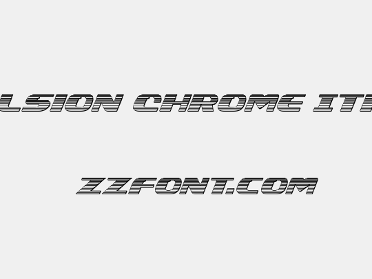 Xcelsion Chrome Italic