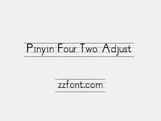 Pinyin Four Two Adjust