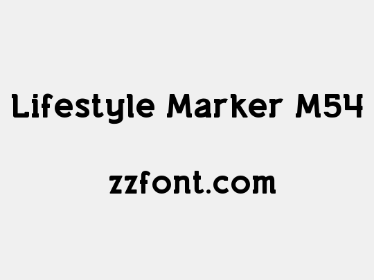 Lifestyle Marker M54