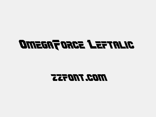 OmegaForce Leftalic