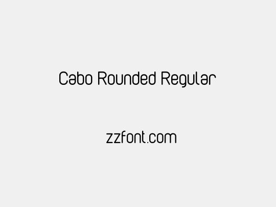 Cabo Rounded Regular