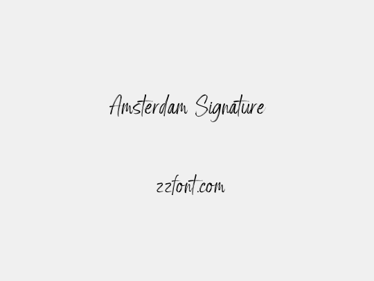 Amsterdam Signature
