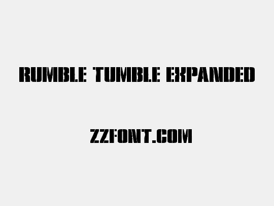 Rumble Tumble Expanded