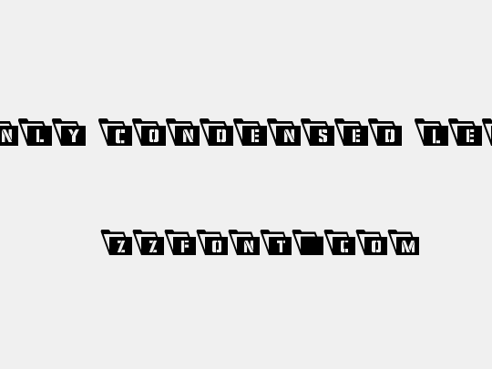 Eyes Only Condensed Leftalic