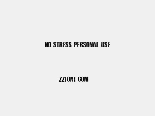NO STRESS PERSONAL USE