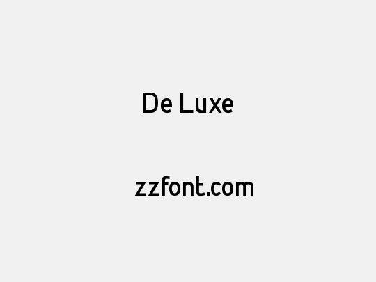 De Luxe