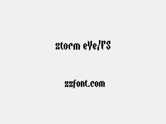 ztorm eYe/FS