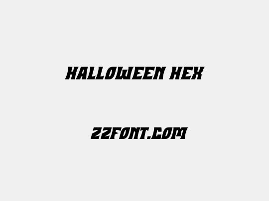 Halloween Hex