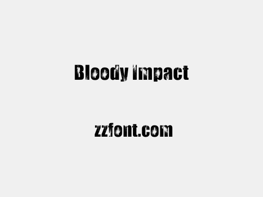 Bloody Impact