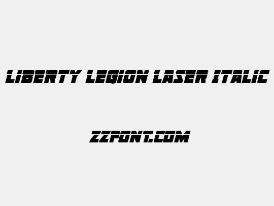 Liberty Legion Laser Italic