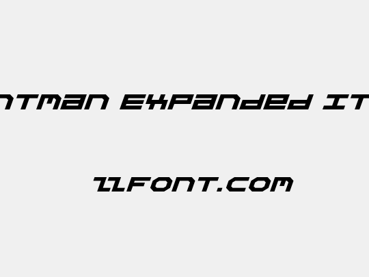 Stuntman Expanded Italic