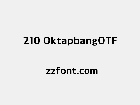 210 OktapbangOTF
