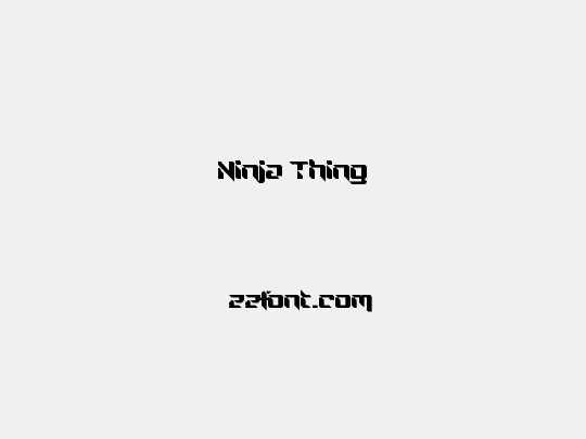 Ninja Thing