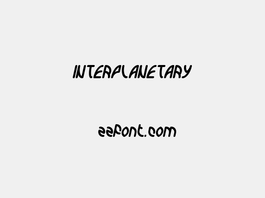 INTERPLANETARY