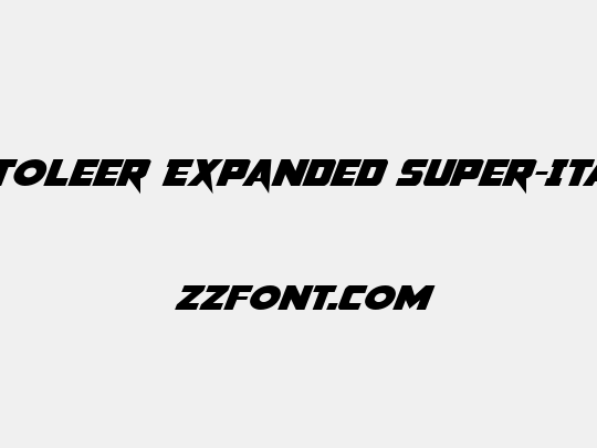 Pistoleer Expanded Super-Italic