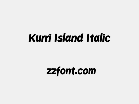 Kurri Island Italic