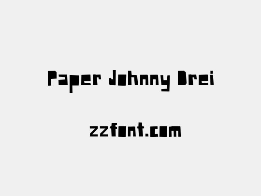 Paper Johnny Drei