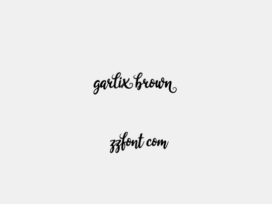 garliXbrowN