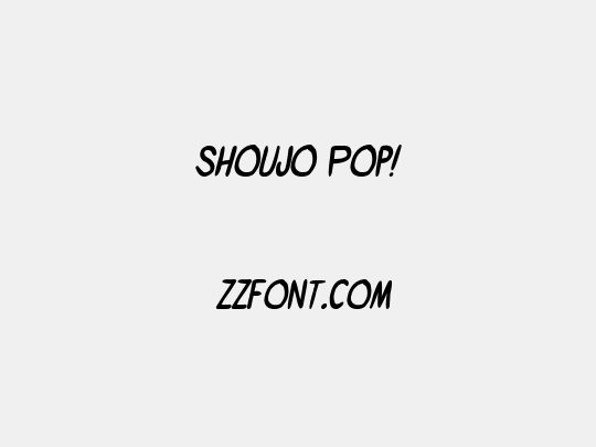 Shoujo Pop!