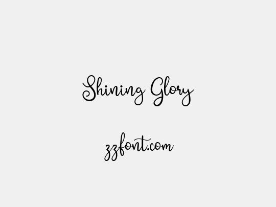 Shining Glory