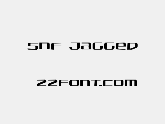 SDF Jagged